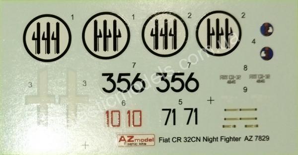 1/72 AZ model 7829 Fiat CR-32 CN 