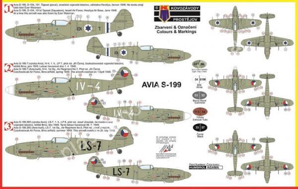 1/72 KPM 0049 Avia S-199 w/oil cooler
