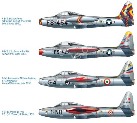 1/72 Italeri 1321 F-84 G Thunderjet
