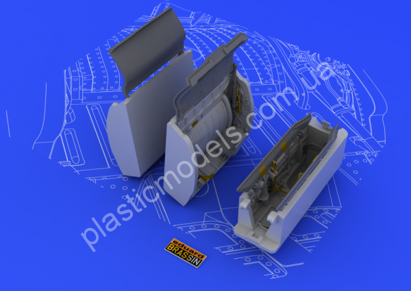 1/48 Eduard 648049 MiG-21 wheel wells