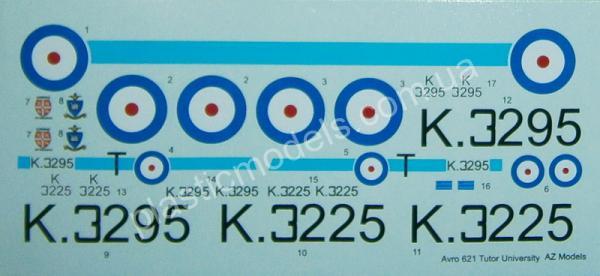 1/72 AZ model 7250 Avro 621 Tutor 