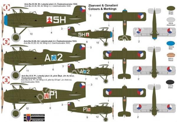 1/72 Kovozavody Prostejov 0365 Avia Ba.33