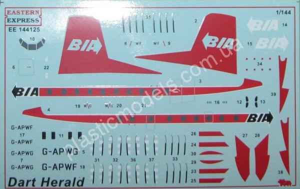 1/144 Восточный экспресc 144125 HPR-7 Dart Herald  BIA
