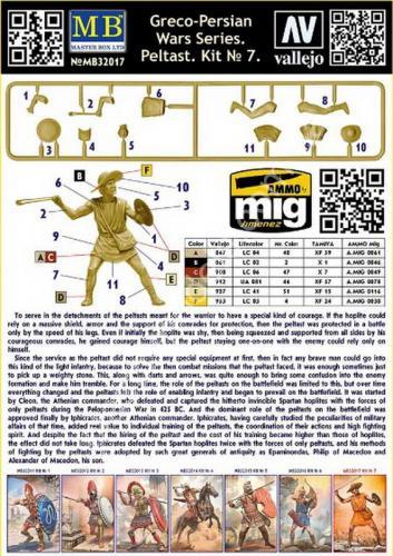1/32 Master Box 32017 Greco-Persian Wars Series. Petlast, kit #7