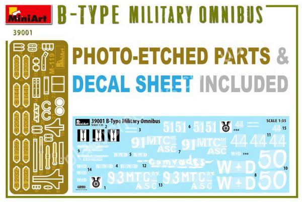 1/35 MiniArt 39001 B-Type Military Omnibus