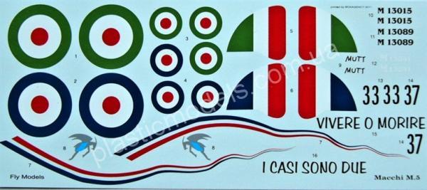 1/48 FLY 48009 Macchi M.5 Italian Fl.Boat (US Naval Pilots)