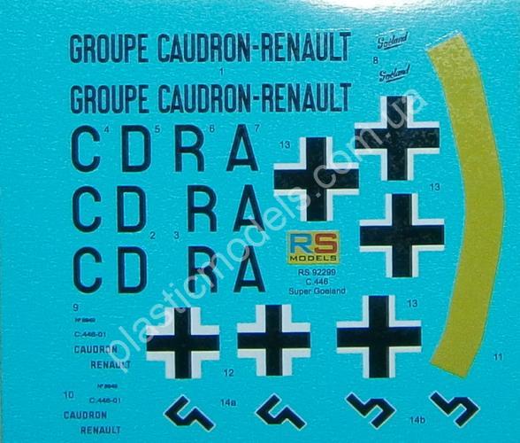 1/72 RS models 92299 Caudron C-446 
