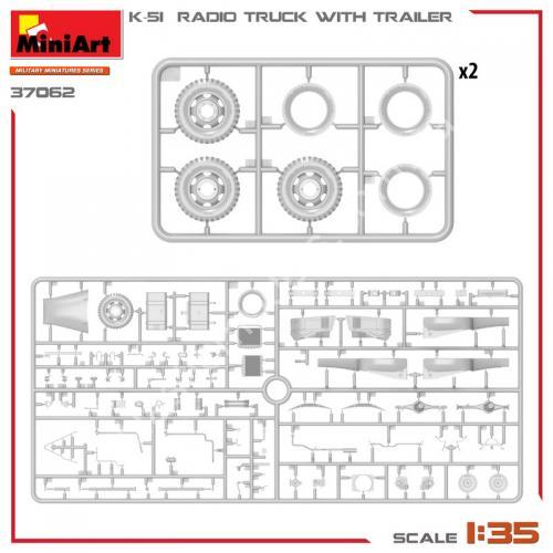 1/35 MiniArt 37062 K-51 Radio Truck w/ Trailer