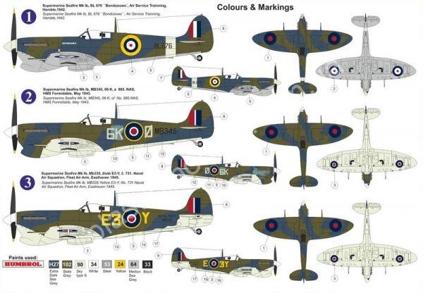 1/72 Kovozavody Prostejov 0239 Seafire Mk.Ib „Vokes“