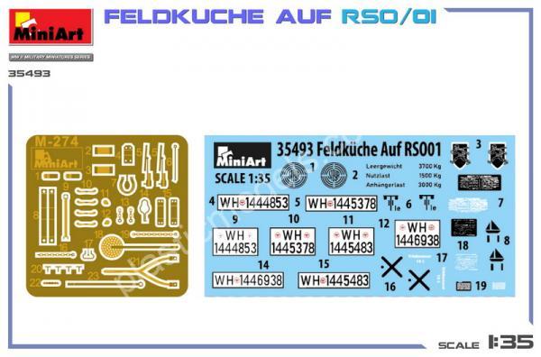 1/35 MiniArt 35493 Feldküche Auf RSO/01