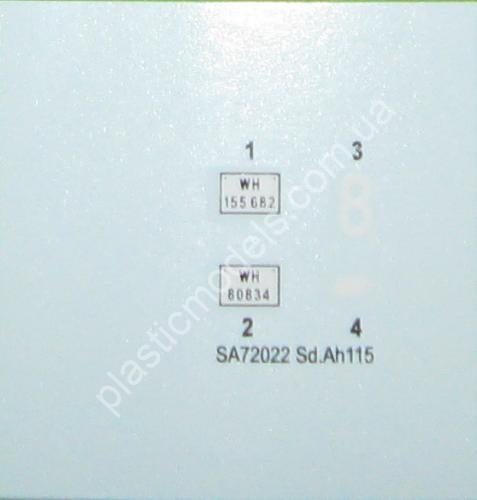 1/72 Special Armour Vehichles 72022 Sd.Ah 115 Flatbed Trailer (Tank Transport)