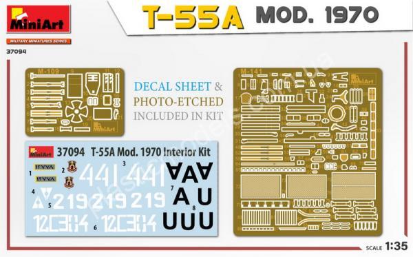 1/35 MiniArt 37094 T-55A Mod. 1970 w/ interior