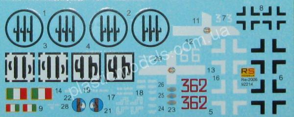 1/72 RS models 92214 Reggiane 2006