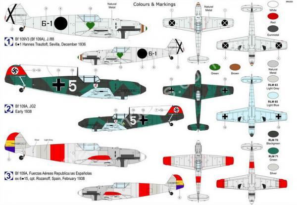 1/72 AZ model 7887 Messerschmitt Bf 109A 
