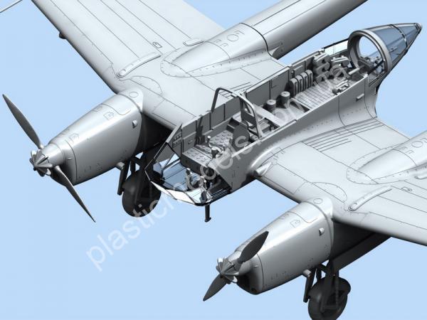 1/72 ICM 72291 FW 189A-1, WWII German Reconnaissance Plane