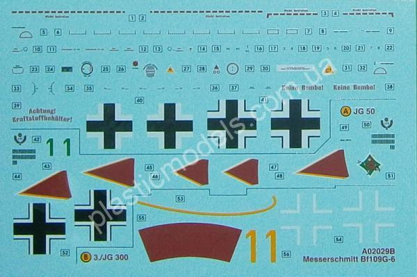 1/72 Airfix A02029B Messerschmitt BF109G