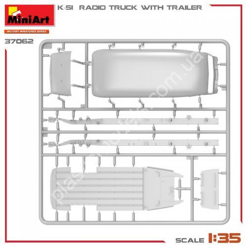 1/35 MiniArt 37062 K-51 Radio Truck w/ Trailer
