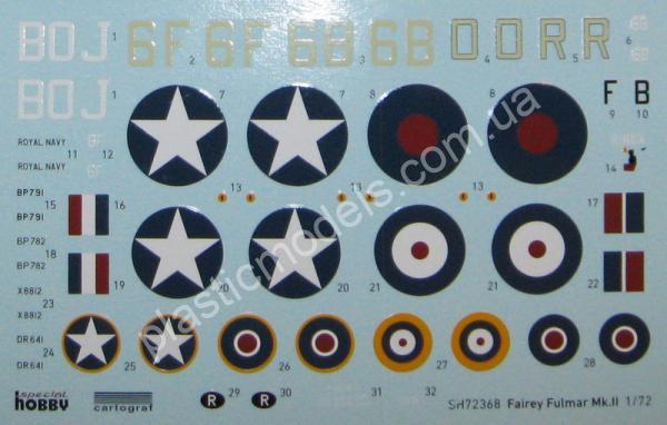 1/72 Special hobby 72368 Fairey Fulmar Mk.II/NF Mk.II