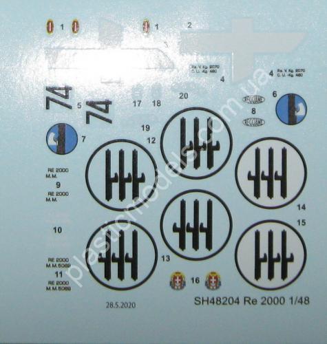 1/48 Special hobby 48204 Reggiane Re.2000 Falco