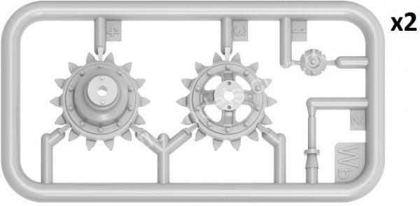 1/35 MiniArt 37060 T-62 Wheels Set