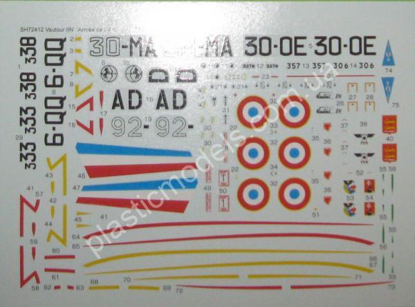 1/72 Special hobby 72412 S. O. 4050 Vautour II 'Armée de l' Air All Weather Fighter'