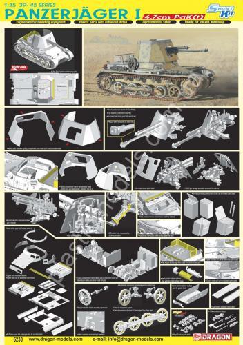 1/35 Dragon 6230 Panzerjager I  (4,7 cm Pak (t))