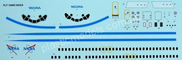 1/144 FLY 14402 McDonnell Douglas Dc-9-32 NASA