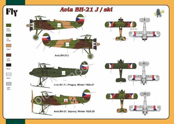 1/72 FLY 72020 Avia Bh-21 J/ski