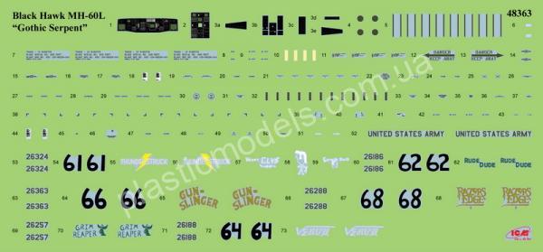 1/48 ICM 48363 Sikorsky UH-60 Black Hawk down Operation Gothic Circle