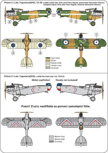 1/72 HR model 72031 Phönix C. I  - Yugoslavia