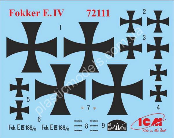 1/72 ICM 72111 Fokker E.IV