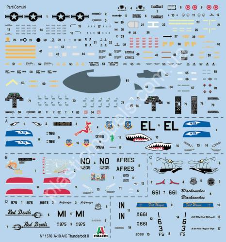 1/72 Italeri 1376 A-10A/C Thunderbolt II Gulf War 25th Anniversary 1991-2016