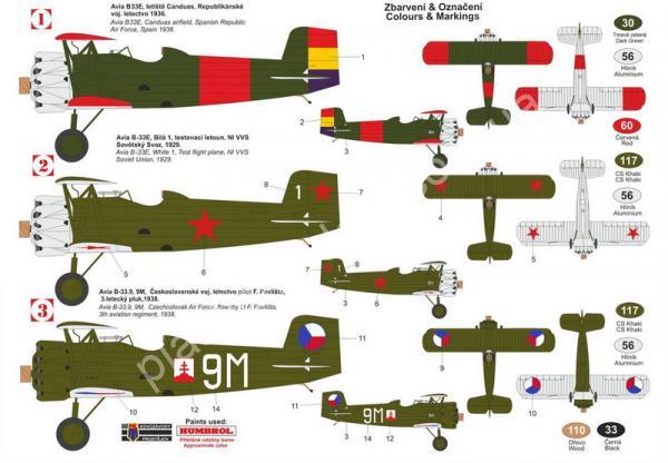 1/72 Kovozavody Prostejov 0543 Avia B-33 E Jupiter in the Sky