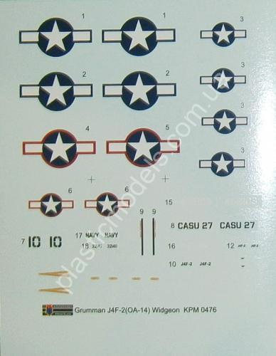 1/72 Kovozavody Prostejov 0476 Grumman J4F-2/OA-14 „Widgeon“