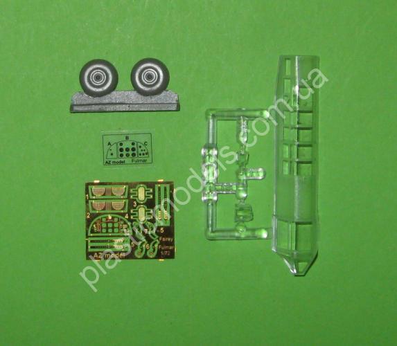 1/72 AZ model 7567 Fairey Fulmar NF Mk. II (ex Vista), PUR, etch