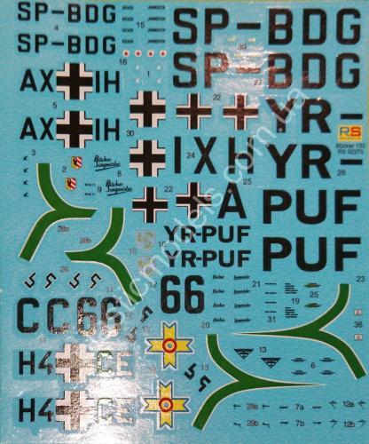 1/72 RS models 92270 Bücker Bü 133 A/C