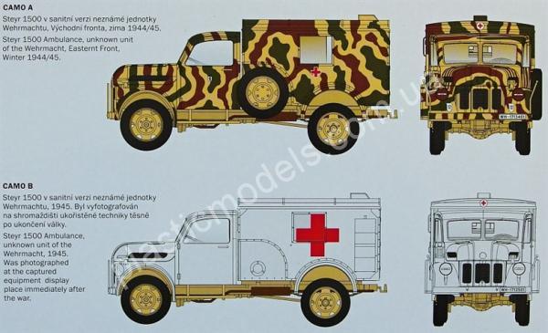 1/72 Special Armour Vehichles 72016 Steyr 1500 Krankenwagen