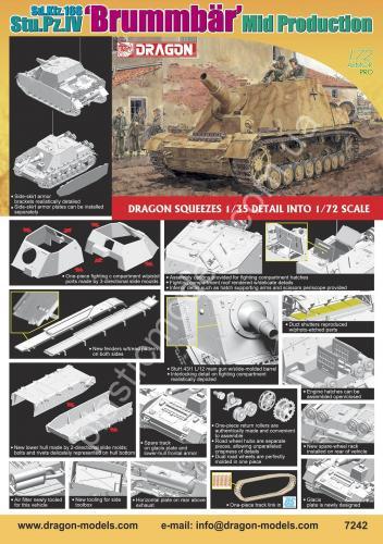 1/72 Dragon 7242 Sd.Kfz.166 Stu.Pz.IV 
