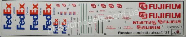 1/72 A-model 72271 Russian aerobatic aircraft SU-31