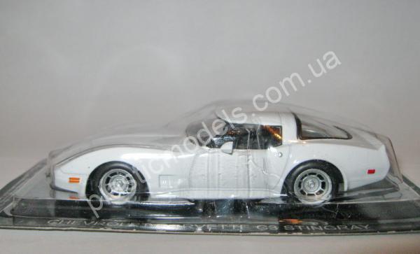 1/43 Суперкары лучшие автомобили мира №56 Chevrolet Corvette Stingray 1973