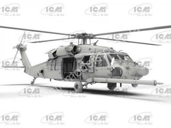 1/48 ICM 48360 MH-60L Black Hawk US Special Forces Helicopter