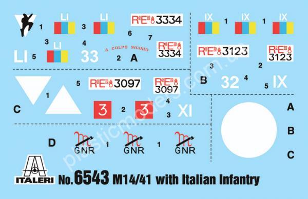 1/35 Italeri 6543 Carro Armato M14/41 I Serie with Italian Infantry