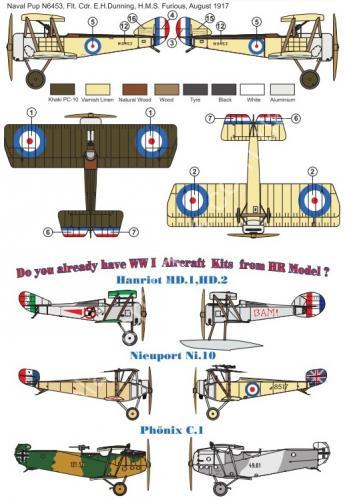1/72 HR model 72040 Sopwith PUP (Naval Type 9904a)