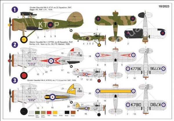 1/72 AZ model 7867 Gauntlet Mk.II “RAF”