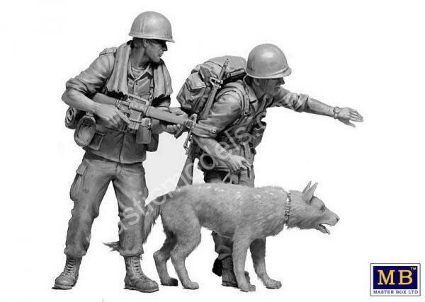 1/35 Master Box 35238 Dog Patrol - Vietnam War series