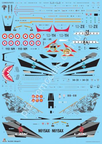 1/48 Italeri 2839 Mirage F1 C/CR
