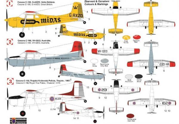 1/72 Kovozavody Prostejov 0370 Cessna C-180 “Special markings”