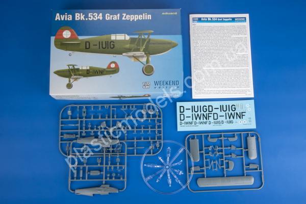 1/72 Eduard 7445 Avia Bk-534 Graf Zeppelin