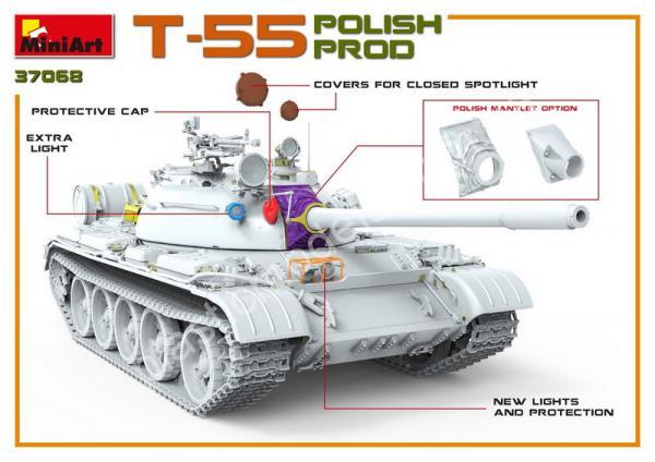 1/35 MiniArt 37068 T-55 Polish Production