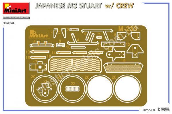 1/35 MiniArt 35454 Japanese M3 Stuart with Crew